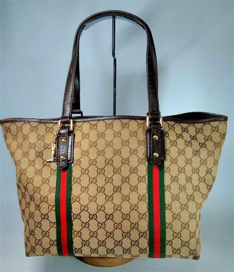 gucci reusable canvas bag|authentic gucci canvas bag.